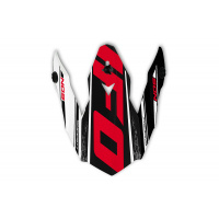 Visor for motocross Onyx helmet nos white, red and black - Helmet spare parts - HR113 - Ufo Plast