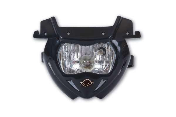 Replacement plastic for motocross Panther headlight lower part black - Headlight - PF01711-001 - UFO Plast