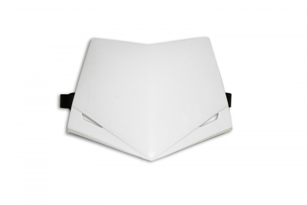 Replacement plastic for motocross Stealth headlight upper part white - Headlight - PF01713-041 - UFO Plast