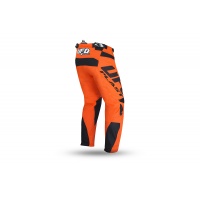 Motocross Another Race pants neon orange and black for kids - CLOTHING - PI04484-FFLU - Ufo Plast