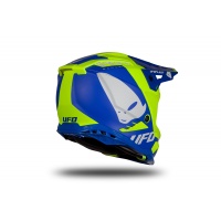 Motocross helmet Echus blue and neon yellow matt - Home - HE169 - Ufo Plast