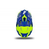 Motocross helmet Echus blue and neon yellow matt - Home - HE169 - UFO Plast