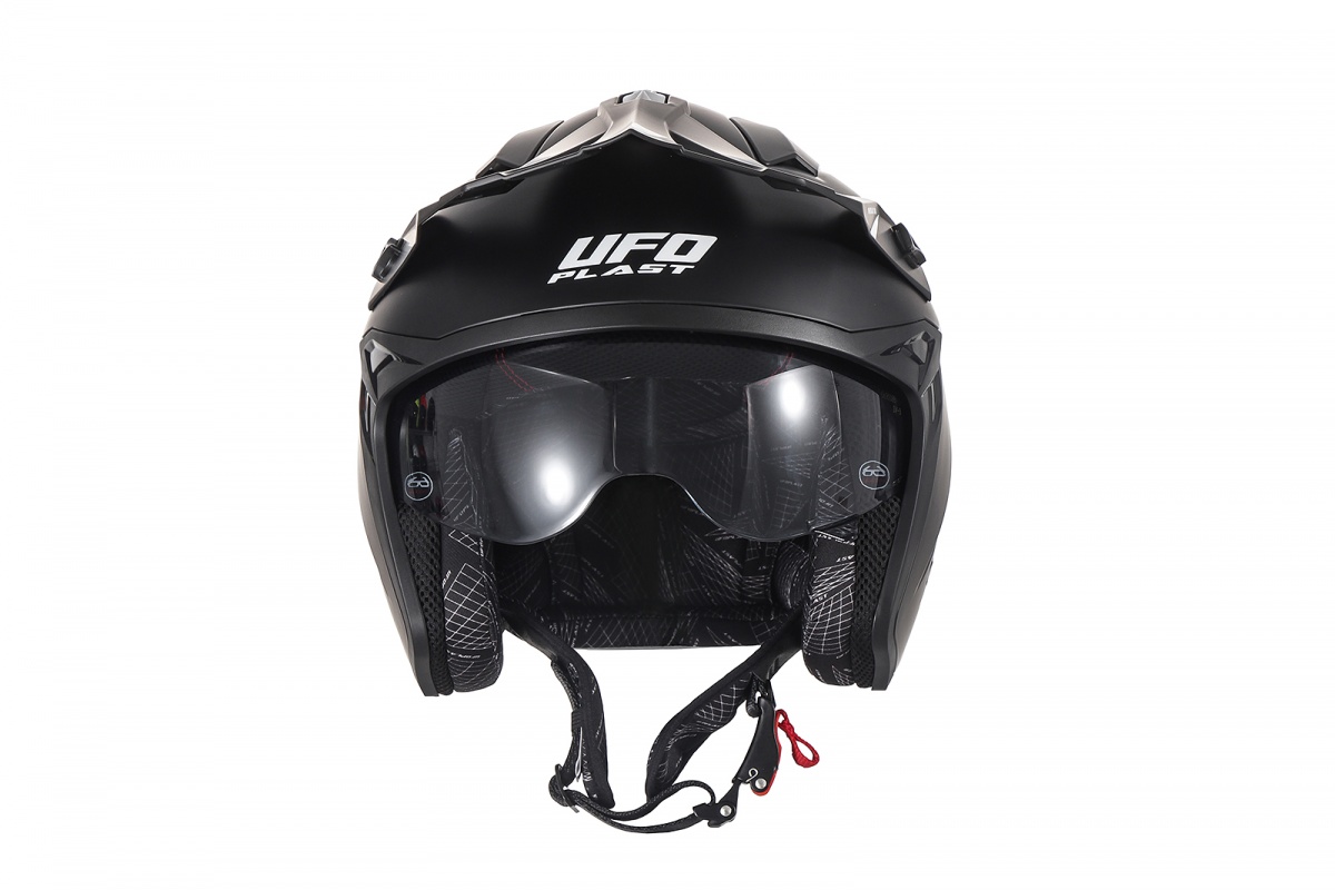 Sheratan cross jet helmet black - Helmets - HE13002-K - Ufo Plast