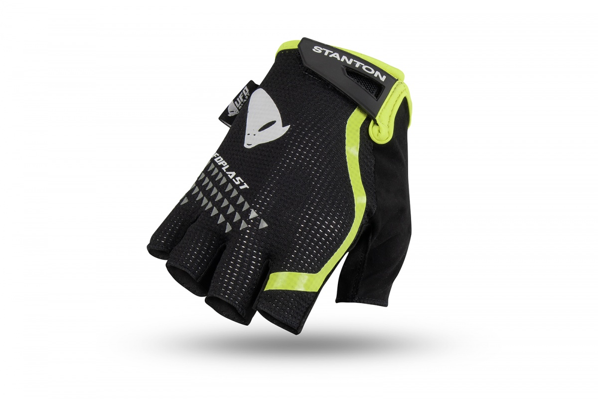 Mtb Stanton gloves black and neon yellow - Gloves - GL15001-KDFL - Ufo Plast