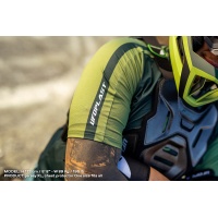 Mountain bike jersey Terrain SV1 short sleeves jersey gray and black - Jersey - JE05002-K - UFO Plast