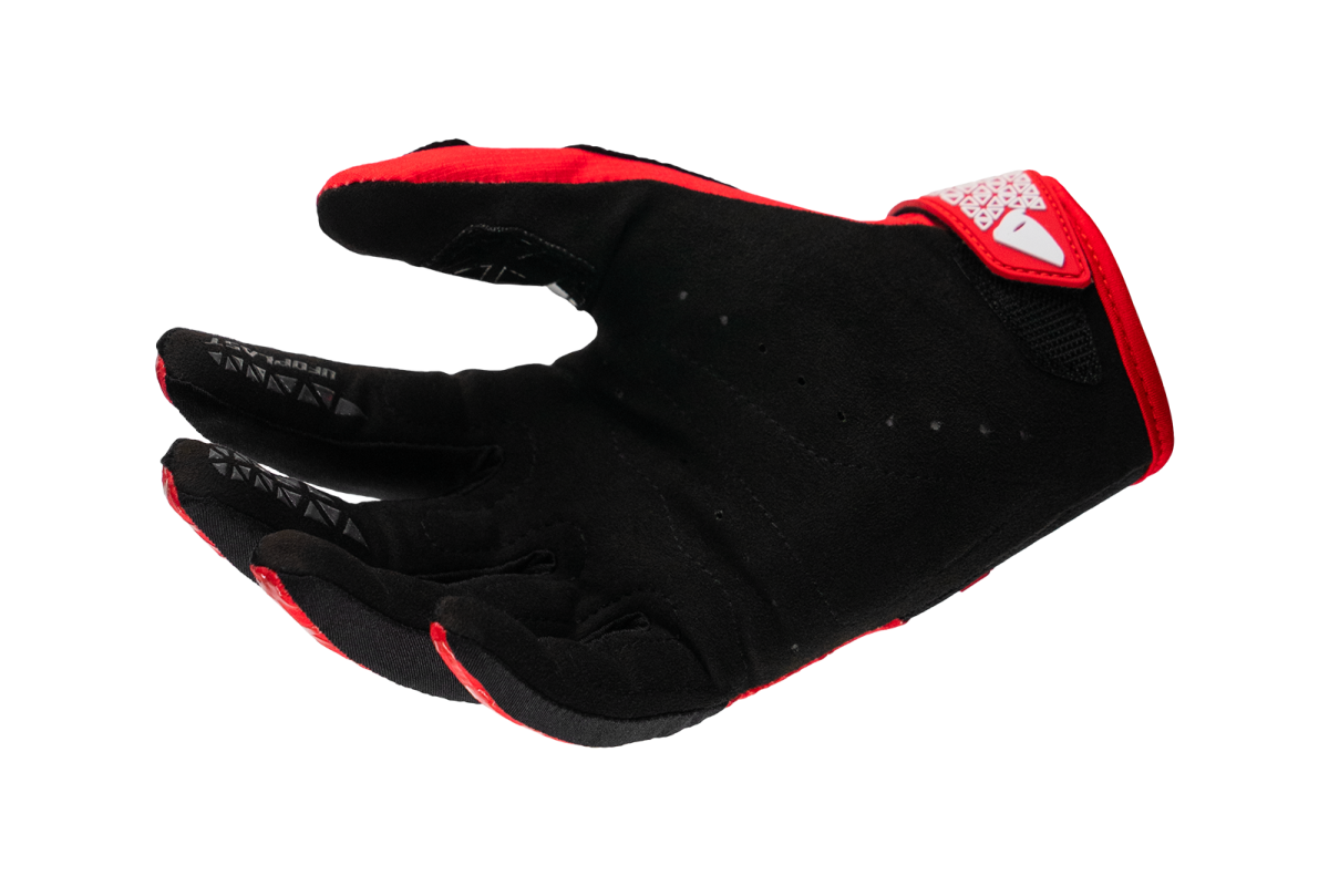 Motocross Muria gloves red and white - Gloves - GL13002-BW - Ufo Plast