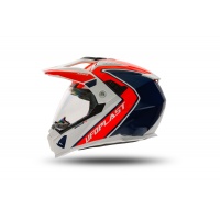 Motocross Aries helmet red and blue - Helmets - HE13500-BC - Ufo Plast