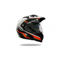 Motocross Aries helmet black and white - Helmets - HE13500-WK - Ufo Plast