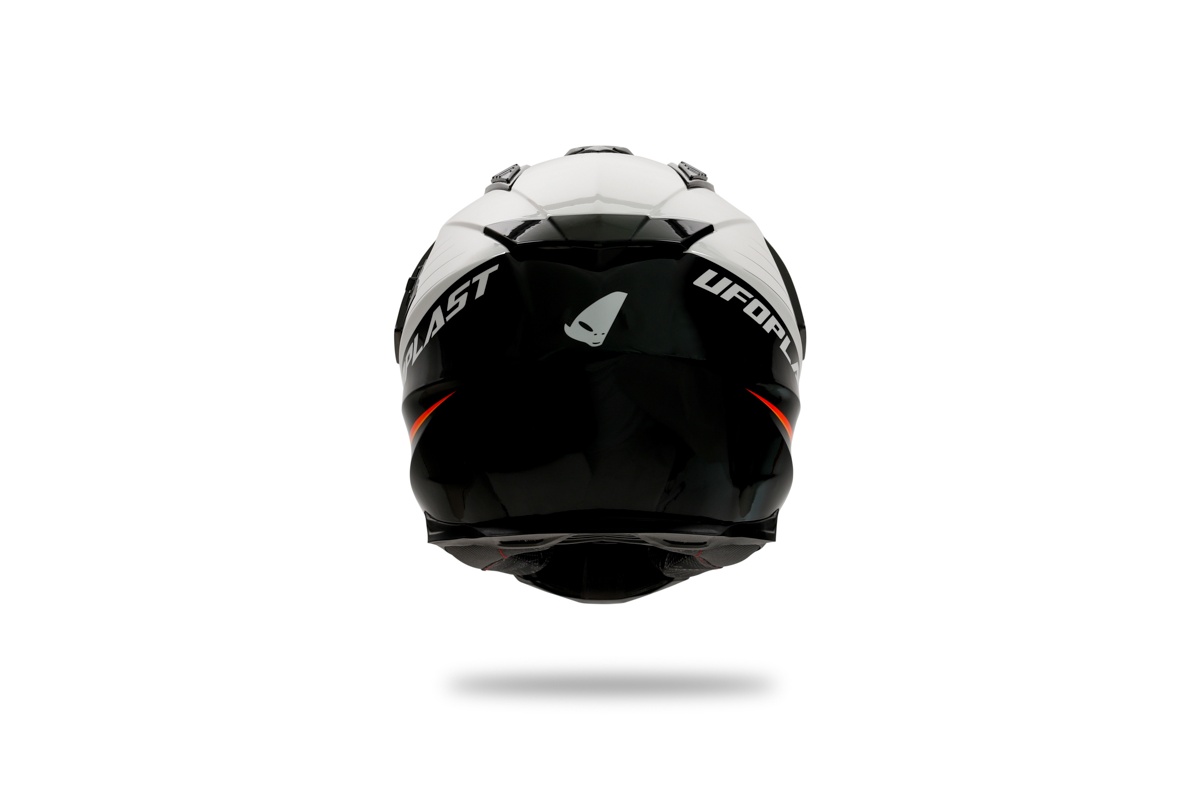 Motocross Aries helmet black and white - Helmets - HE13500-WK - Ufo Plast