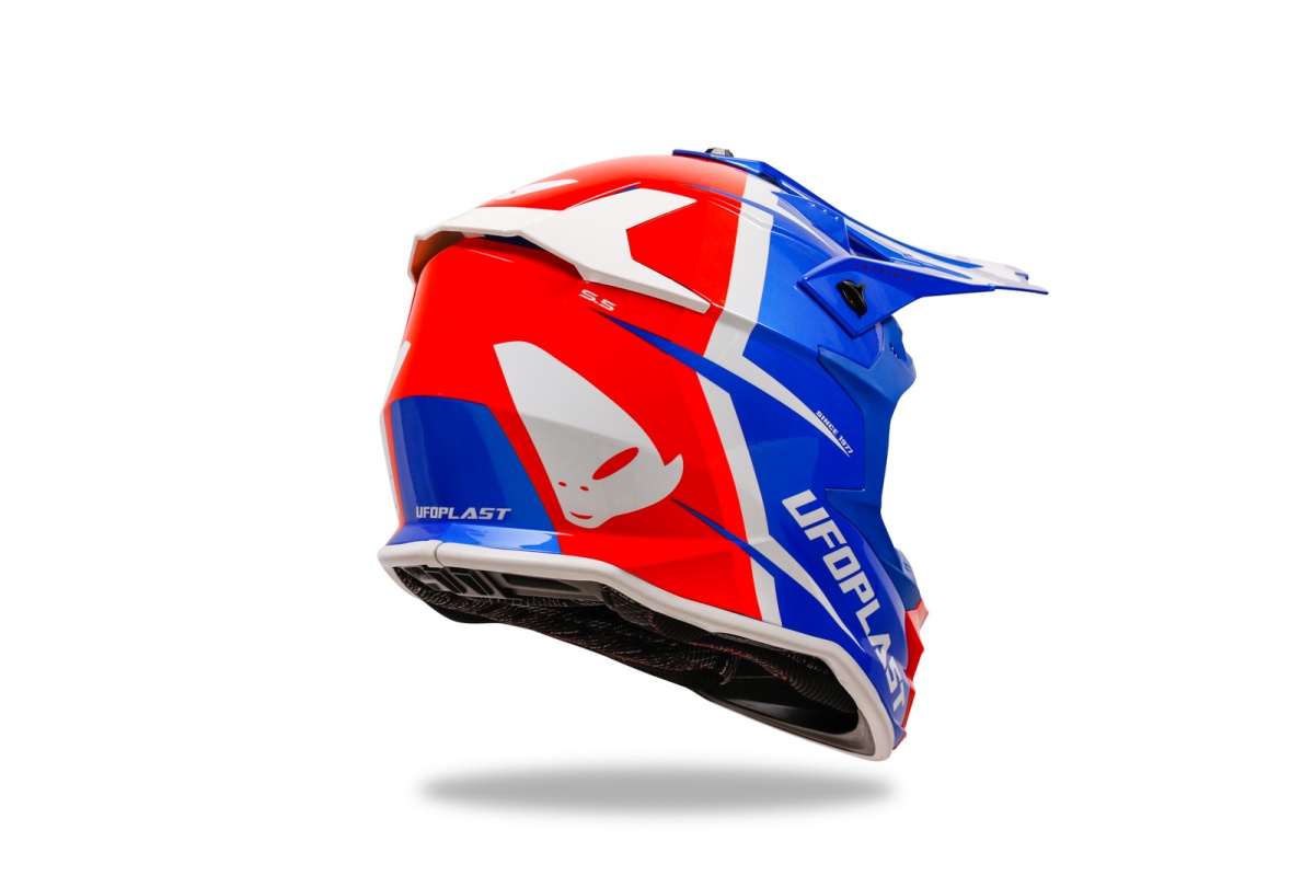 Motocross Intrepid helmet blue, red and white - Helmets - HE13400-CB - Ufo Plast